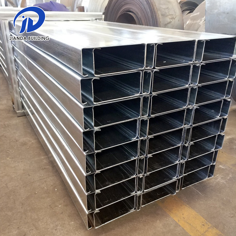 Steel Structural Buildings C Channel Roof Truss Galvanized Steel Profile C Channel Price Per Ton