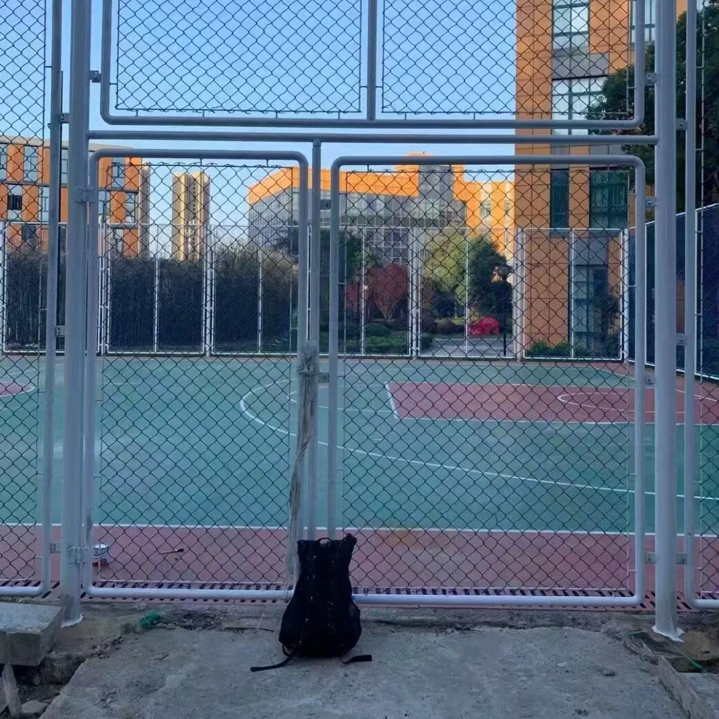 Direct Factory Heavy-Duty 50X50cm Metal Steel Chain Link Green Fence Security Fence for Garden, Airport, Football