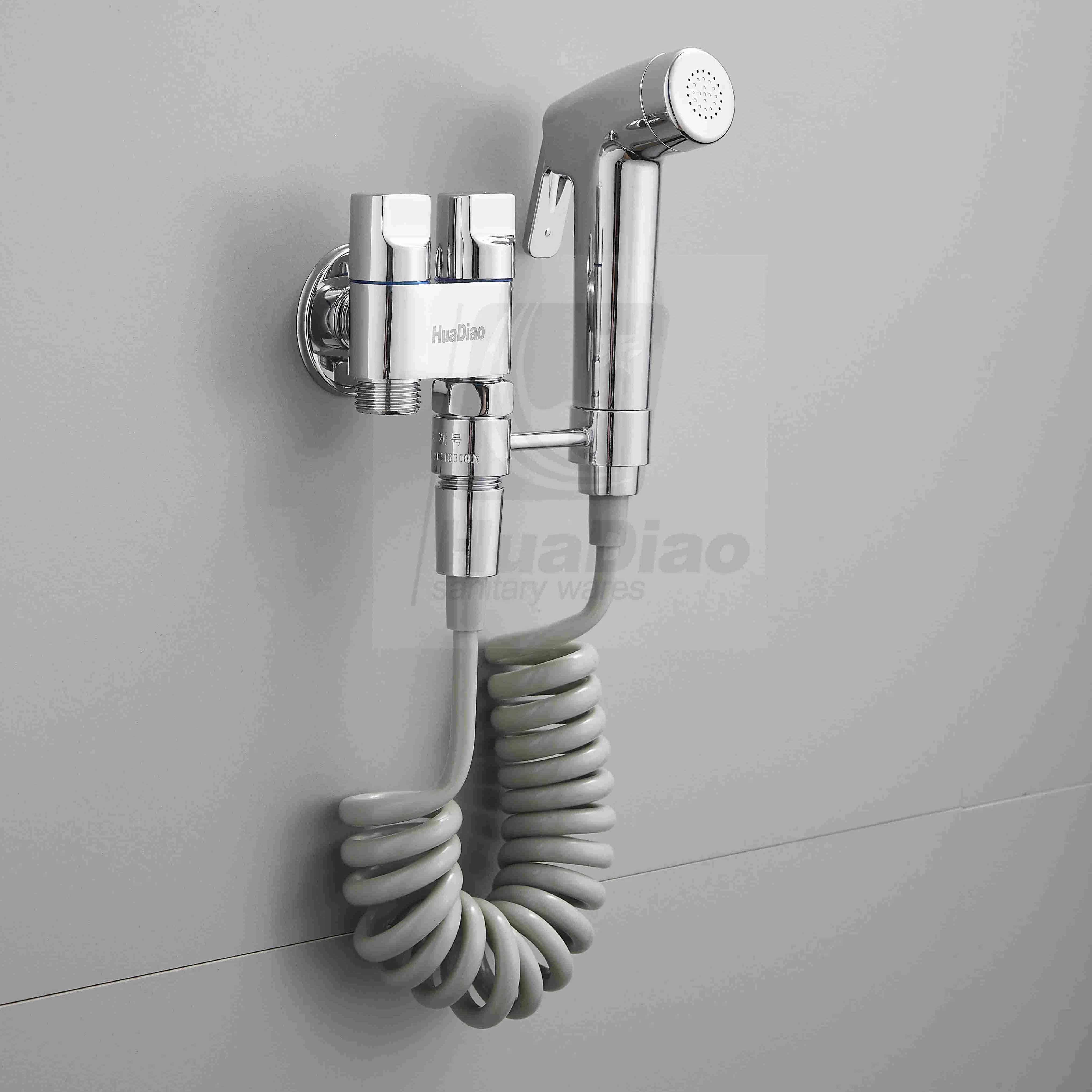 Stainless Steel Pressurized Toilet Spray Handheld Showerheads Bidet Spray Gun Washer