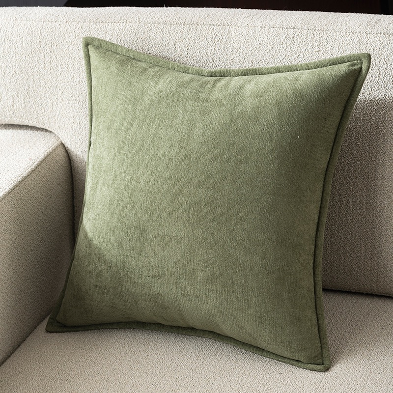 2025 The Latest Pure Color High-End Sofa Throw Pillows Fashionable Soft Pillows