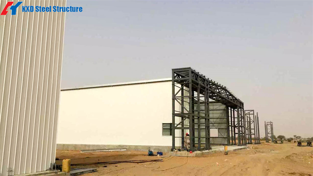 Prefabricated Light Steel Structure Hangar Outdoor Shed Building