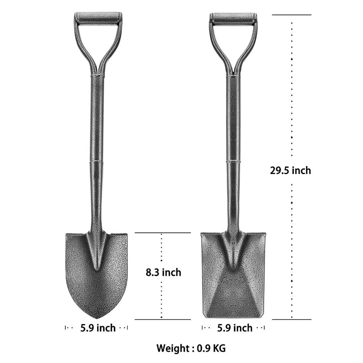 Carbon Steel Spade Farm Spade Garden Shovel