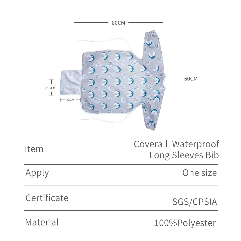 Premium Waterproof Baby Bibs for Effortless Cleanup and Comfort