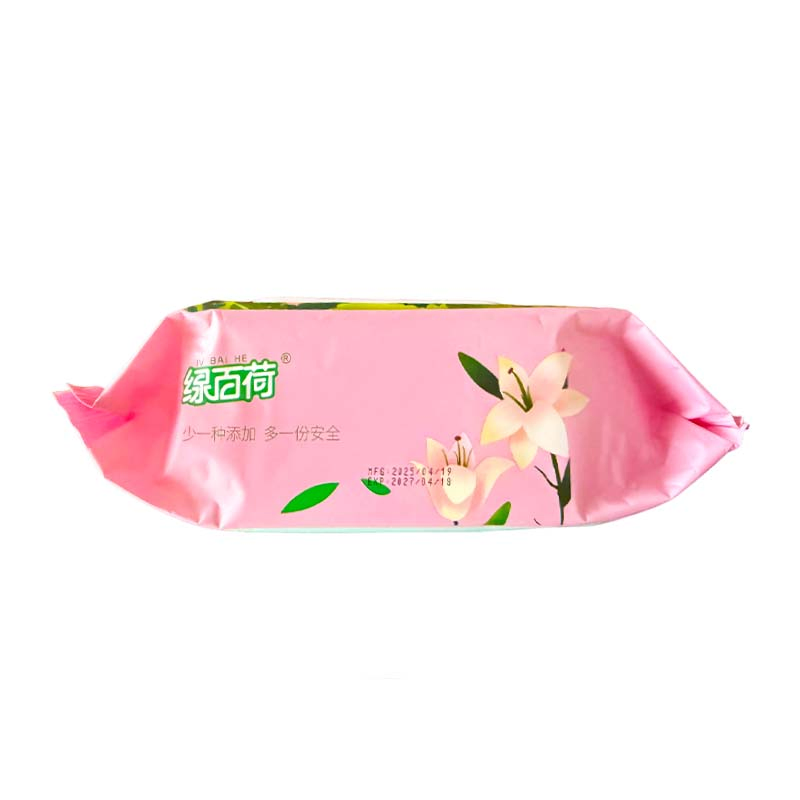 100%Bamboo 80PCS Skincare Cleaning Moist Wipes Flushable and Biodegradable Soft Disinfection Wet Wipe Baby Wet Wipe