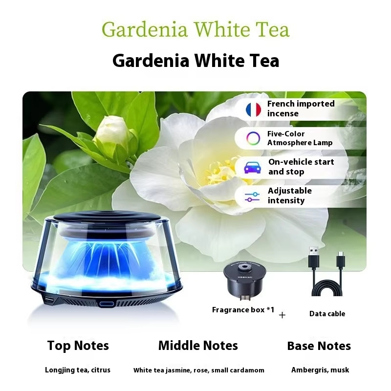 Умный автомобильный ароматизатор с диффузором и океанским ароматом