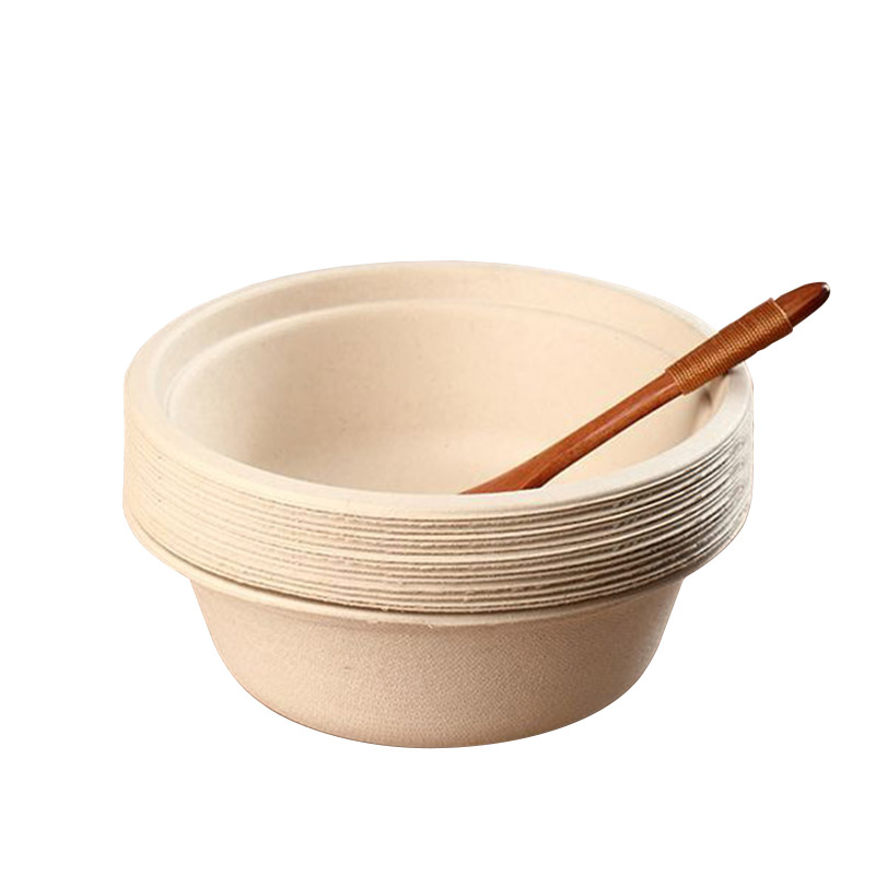 Food Container Disposable Biodegradable Bowl Bagasse Pulp Bowls