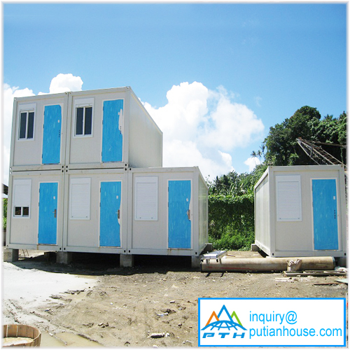 2021 Warehouse Temporary Offices Steel Structure Container Expandable Wooden House