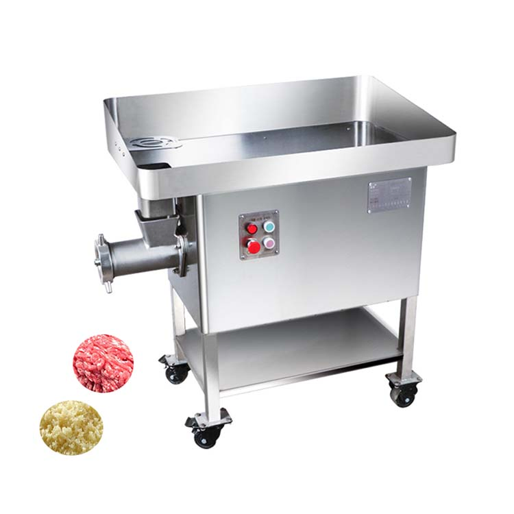 Commercial Use Electric Large Capacity Meat Grinder Machinery Meat Chopper Mixing Machine Sausage Frozen Meat Grinder Machine