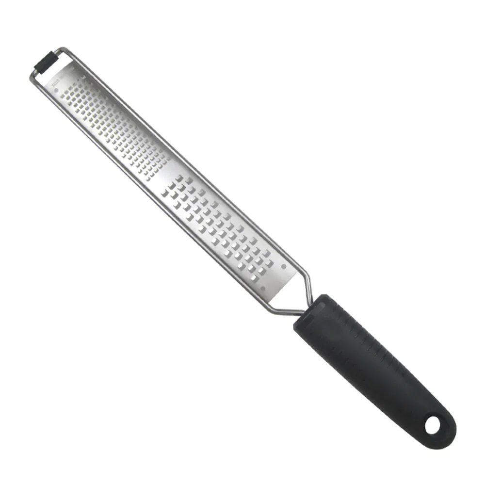 Black Handle Cheese Grater Kitchen Zester Tool Food Slicer