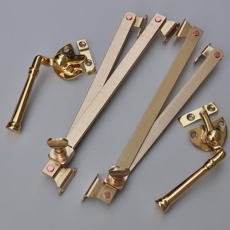 Koppalive Traditional Farmhouse Copper Steel Window Latch Handle Aged Brass Bronze Casement Fasteners Handle for Window