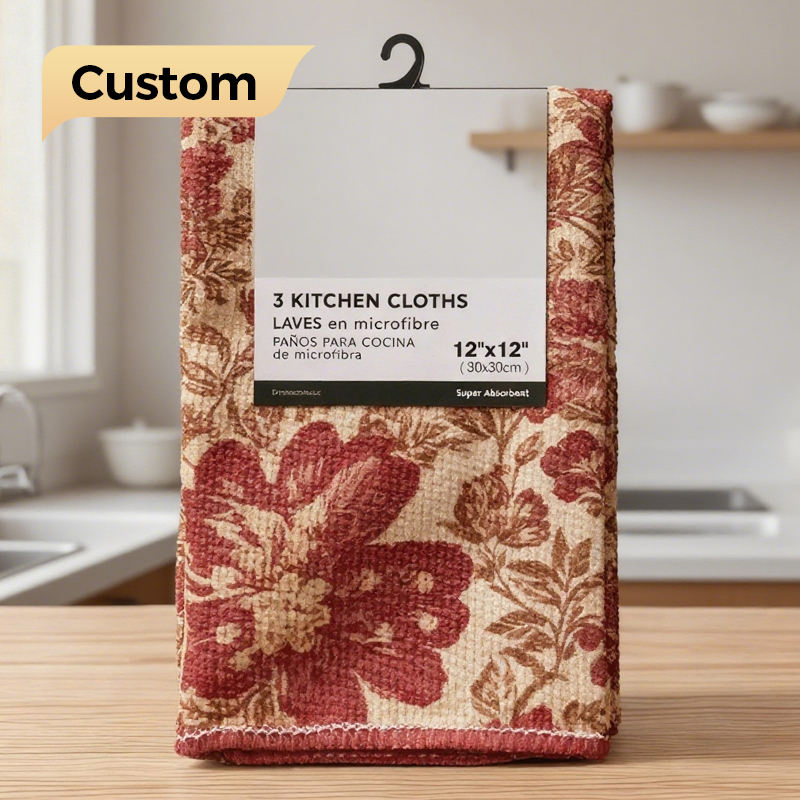 Generously Sizedand Deeply Thirsty Absorbent Bar Mop Microfiber Kitchen Tea Towels for Tackling Large Sudden Spills and Messy Countertop Chaos