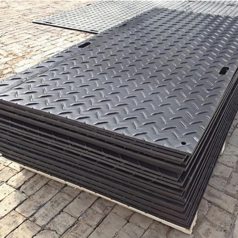Fast to Transport & Assemble HDPE Plastic Sheet Temporary Ground Mats