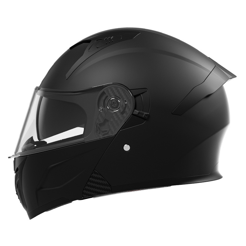 DOT Approved Open Face Motorcycle Helmet with Dual Visors - ABS Safety