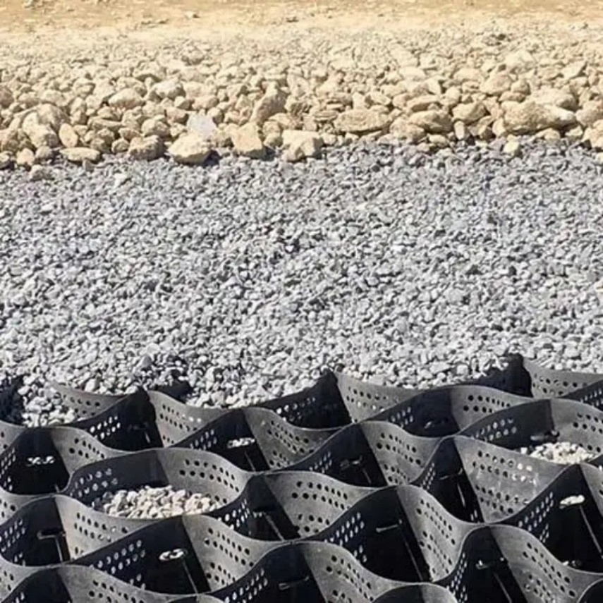 Honeycomb HDPE Plastic Grid System Reinforcement Residential Parking Lot Support and Landscaping Geocell for Driveway