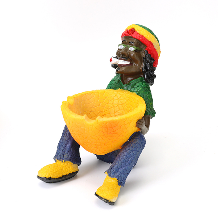2021 Newest Resin Bob Marley Smoke Resin Ashtray