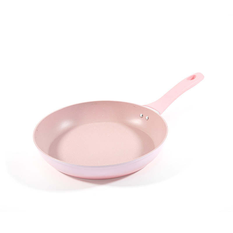 Korean Style Flat Bottomed Imitation Die-Casting Aluminum Thickened Household Non Stick Pan