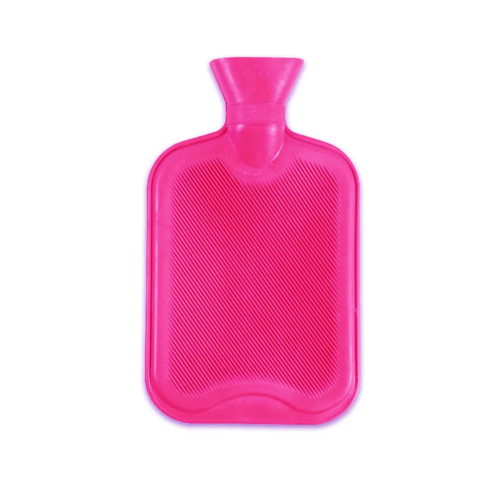 Wholesale British Standard 2000ml Red Rubber Hot Water Bottle Bag