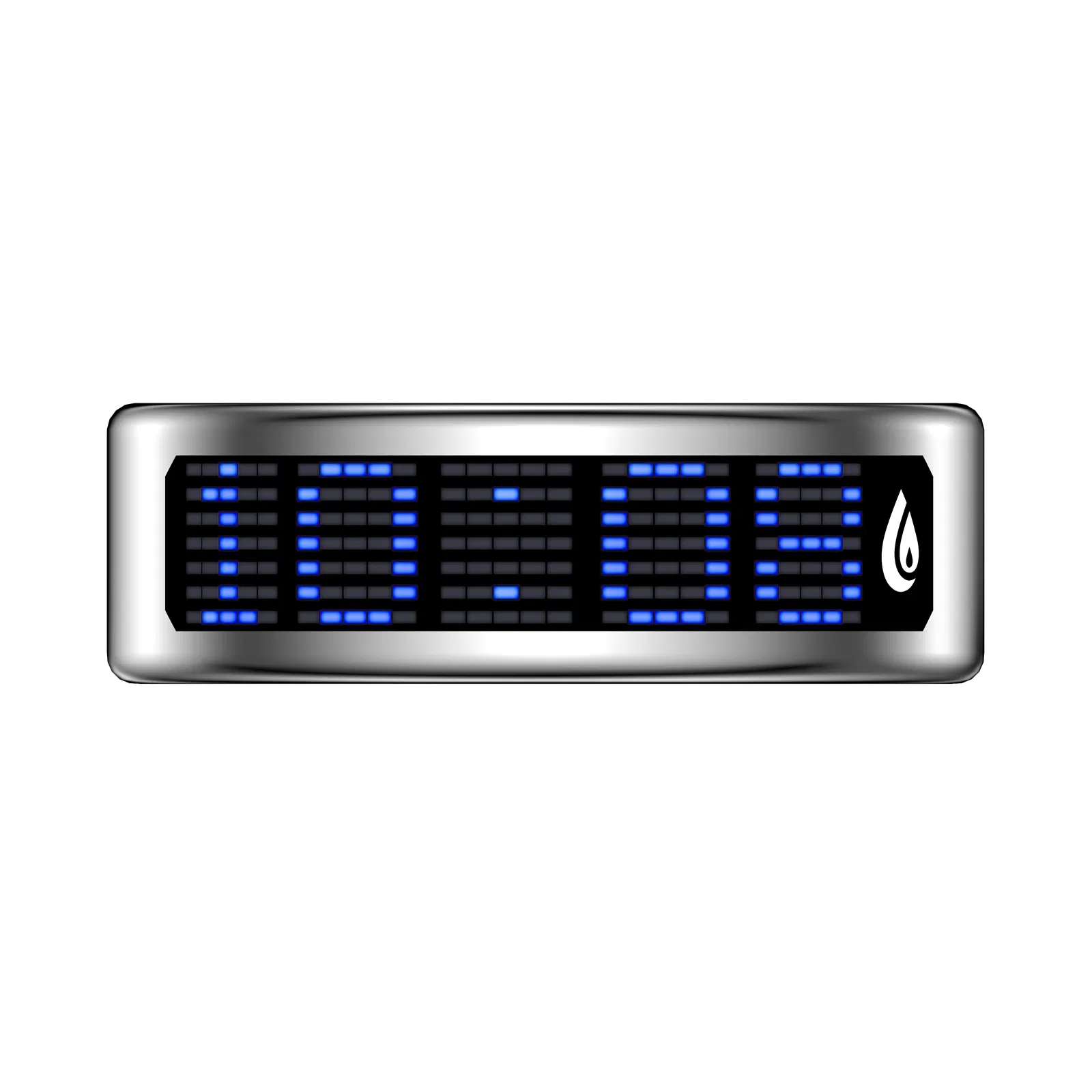 Smart Fitness Ring - Digital Display for Sleep Tracking, SpO2 & Heart Rate Monitor, Prayer Counter, Size 8 Silver with Charging Case