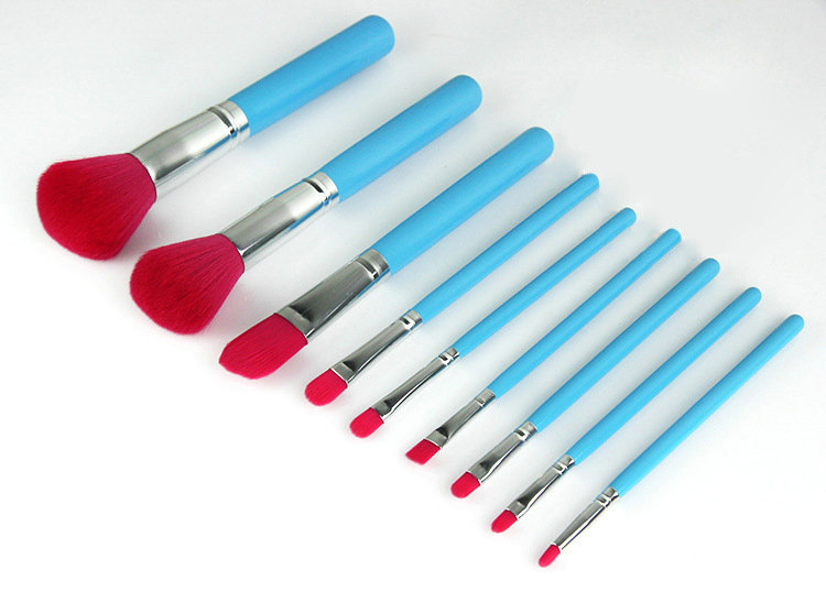 9PCS Professional Cosmetic Makeup Brush Set Kit for Women Beauty Tools Esg10505