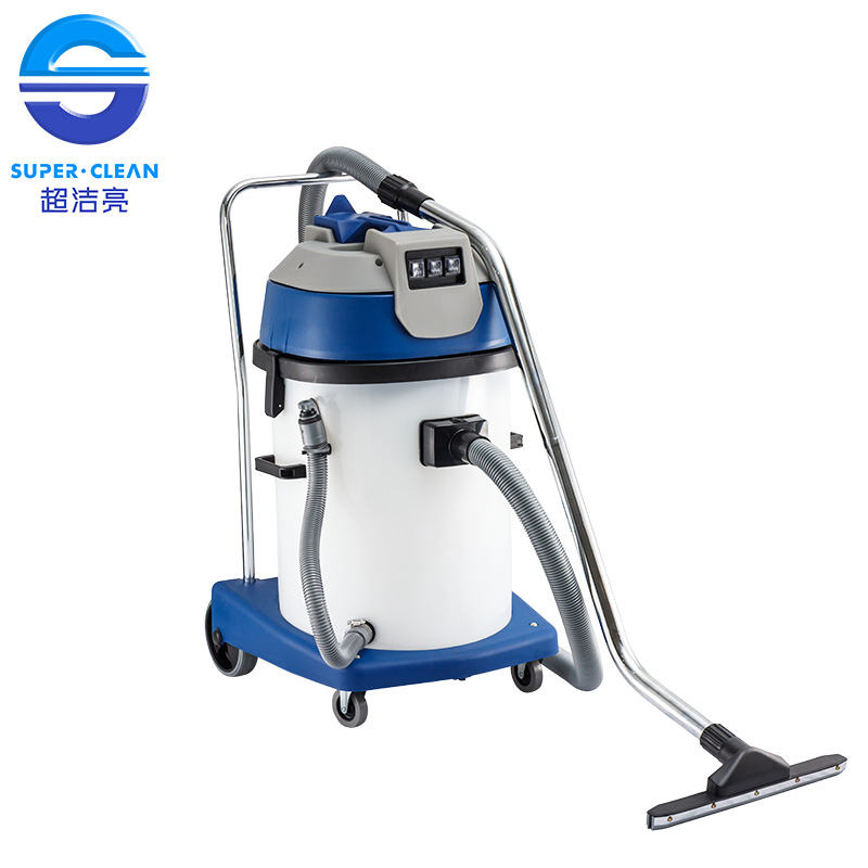 Industrial 60L Three Motors Wet and Dry Vacuum Cleaner with Plastic Tank