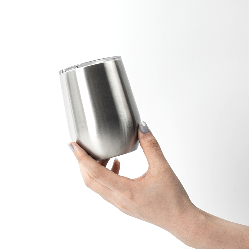 Daian Factory Durable Wine Tumbler with Lid Double Wall Stainless Steel Vacuum Insulated Wine&Coffee Tumbler 12 Oz Tumbler