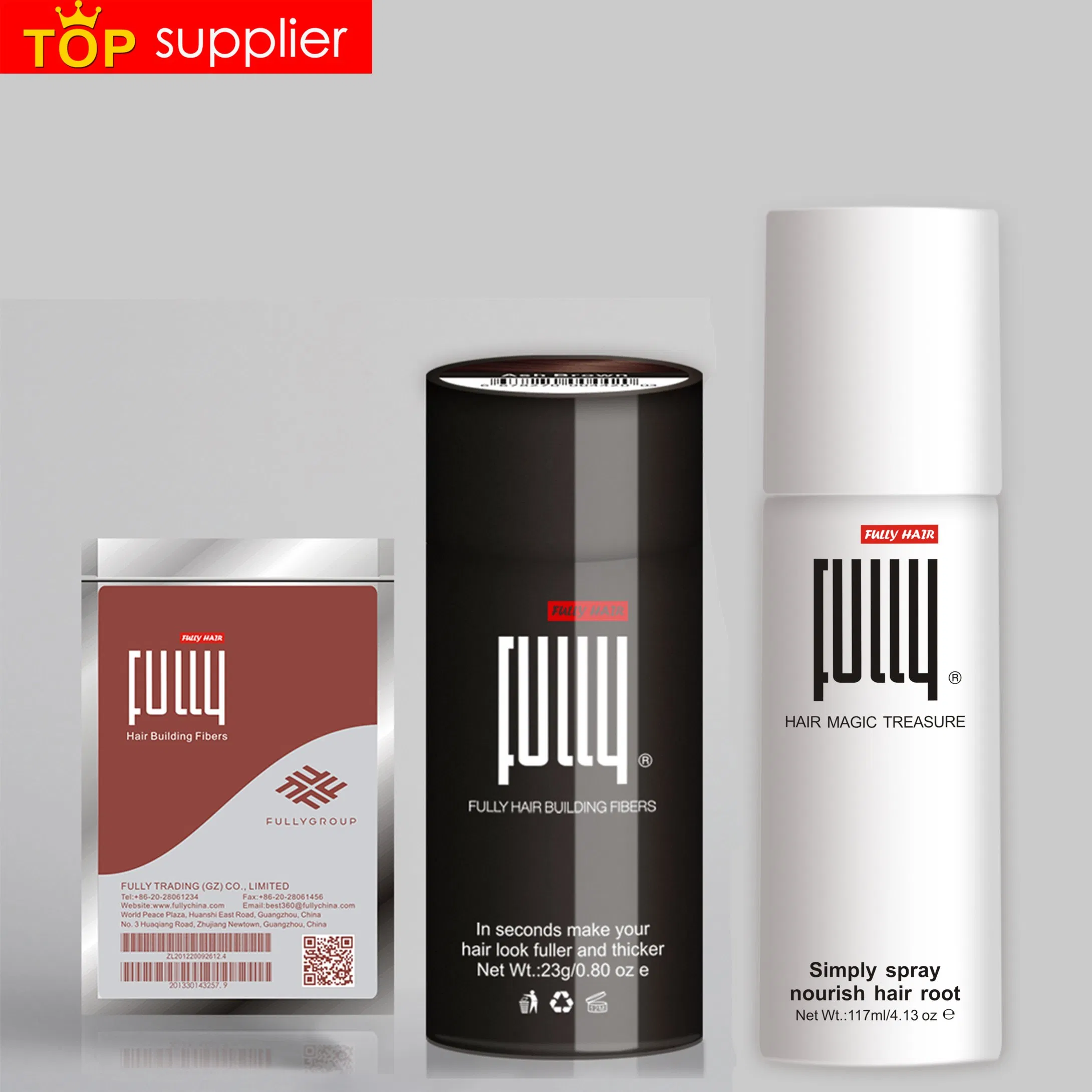 OEM Wholesale Private Label Instant Thickening Hair Building Fiber