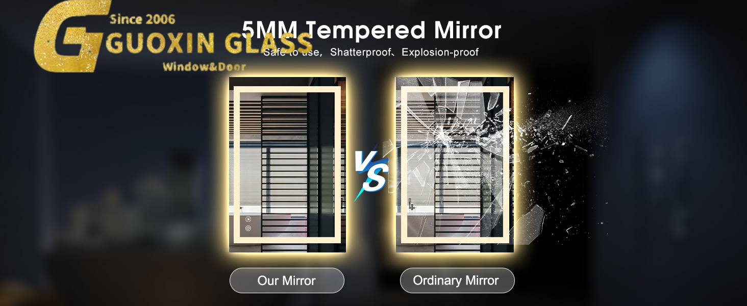 Good Price Smart Glass Vanity Furniture LED Bathroom Wall Mirror with Lights