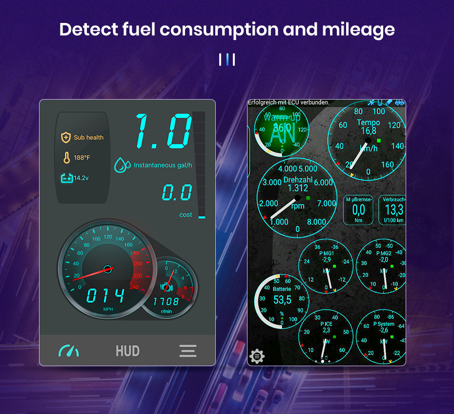 Адаптер OBD2 Bluetooth 4.0 для диагностики автомобиля
