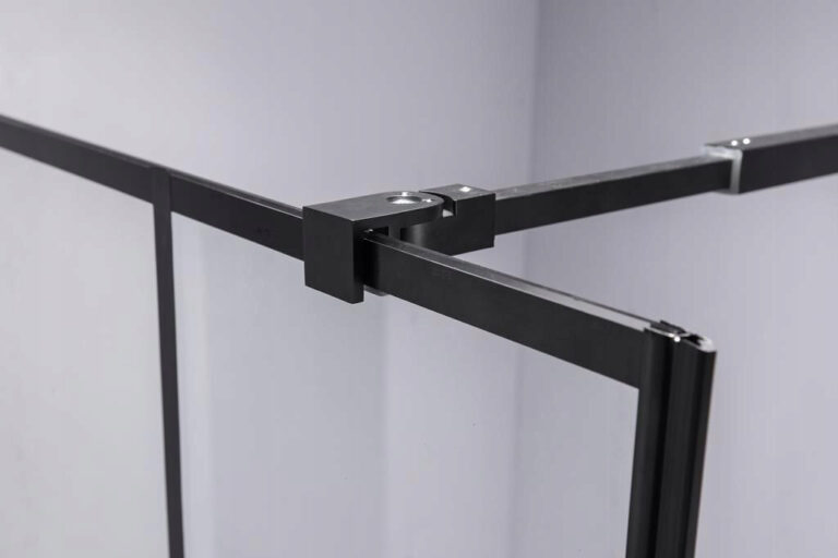 OEM Factory Supply Alloy Custom Tempered Glass Black Frame Shower Rooms Enclosure