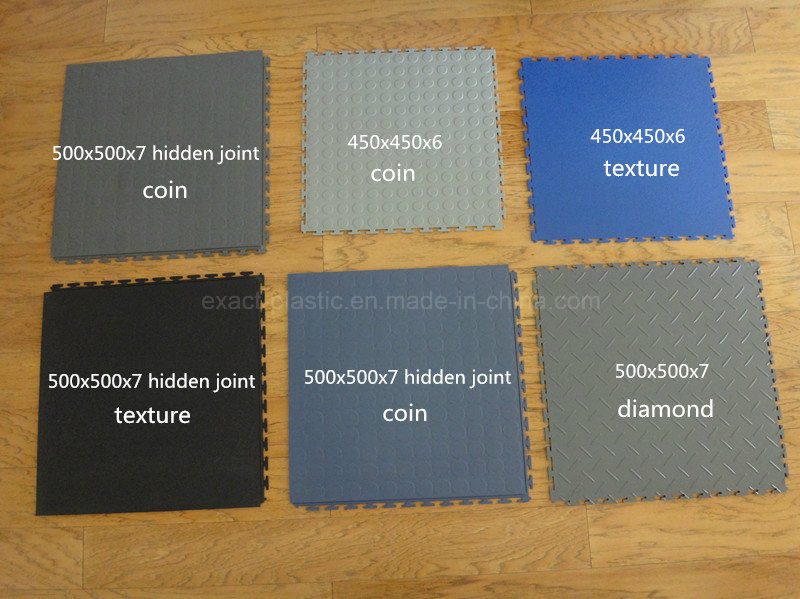 ПВХ плитка для гаража самосборная