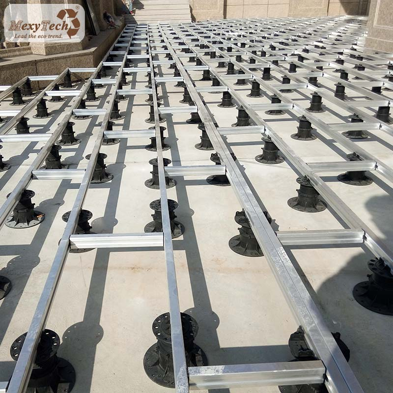 Keel Support for Raising Terrace Decking Adjustable Height Pedestal