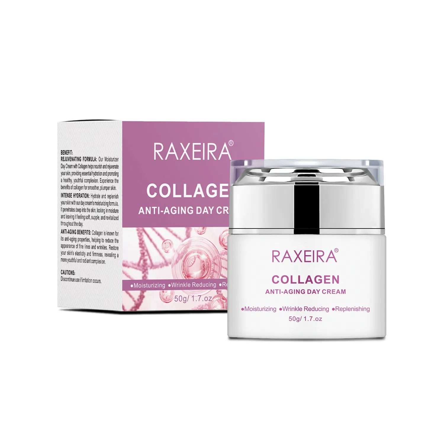 Whitening Day Cream for Freckle and Age Spot Reduction with Collagen