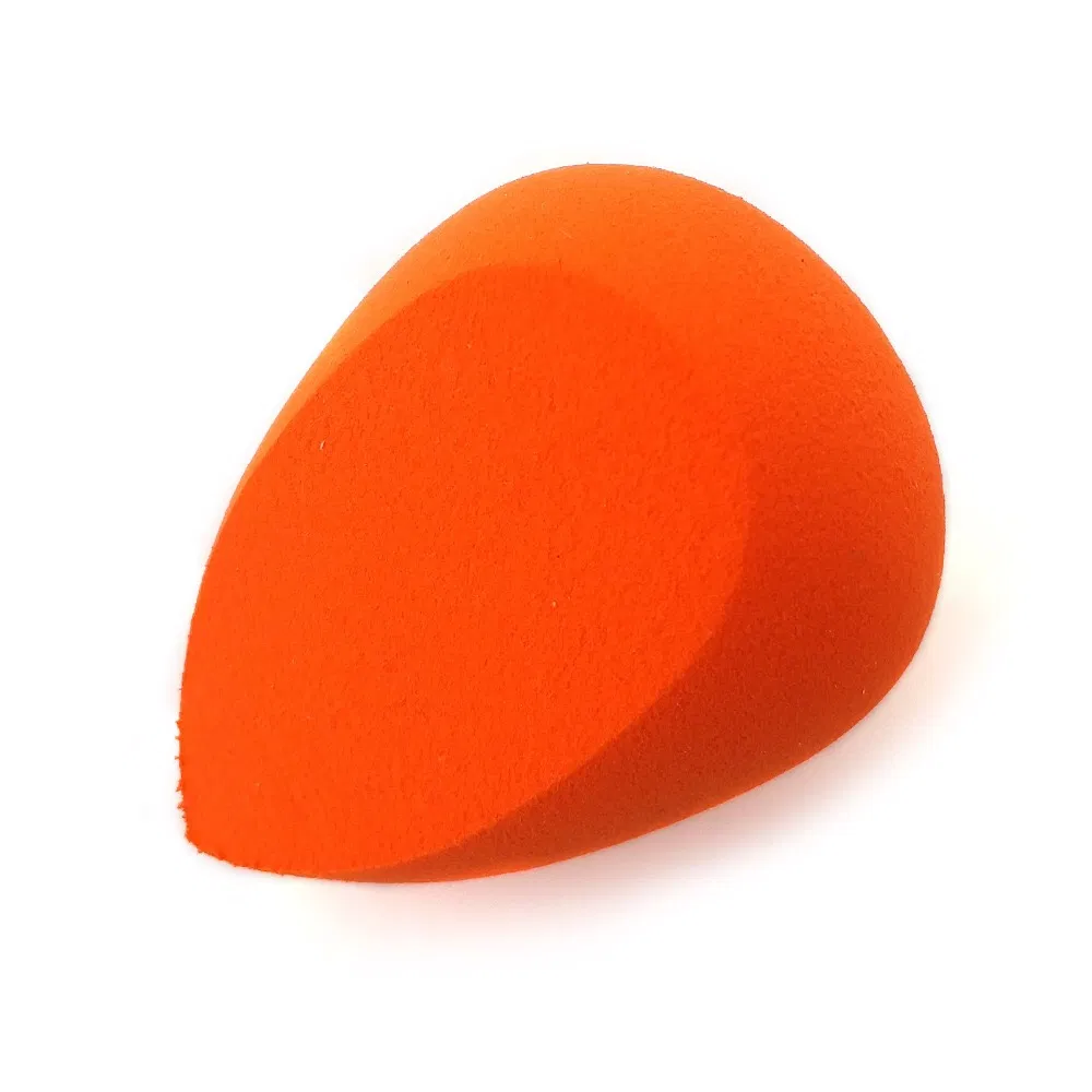 Dry and Wet Dual Use Non Latex Cosmetic Puff Oblique Cut Tools Water Drop Shape Foundation Sponge
