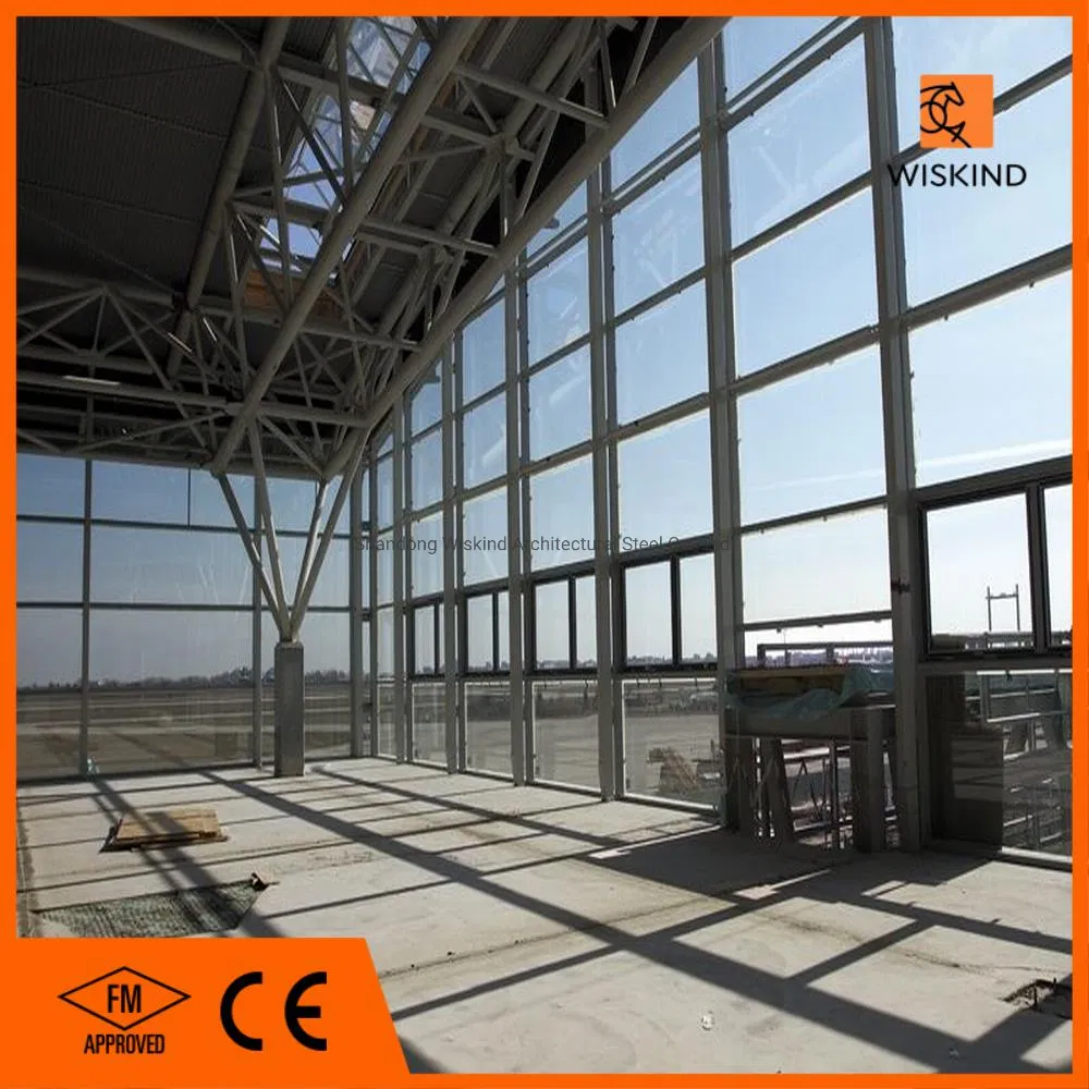 Wiskind Low Cost High Strength H-Section Beam/Column Steel Structure for Warehouse/Workshop/Office Building/Cow Shed/Hangar
