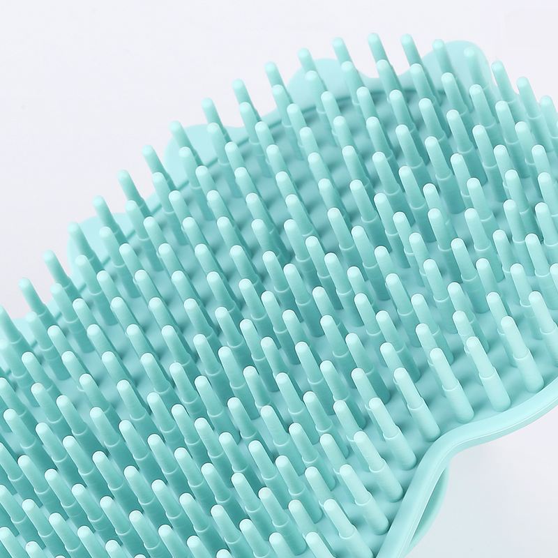 Wholesale BPA Free Kids Shower Massage Animal Soft Silicone Bath Baby Hair Brush