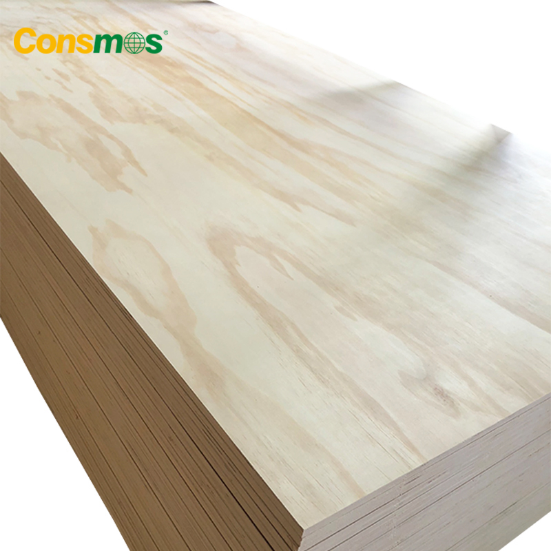 Comsmos 12mm 15mm 18mm Bintangor Okoume Birch Pine Faced Commercial Plywood