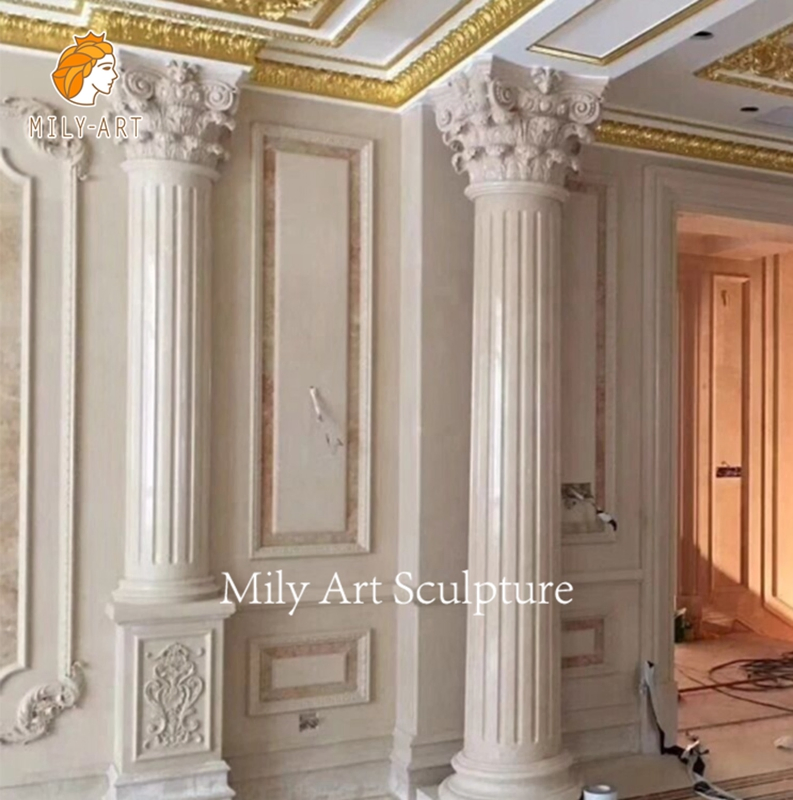 Natural Stone Decoration Marble Columns