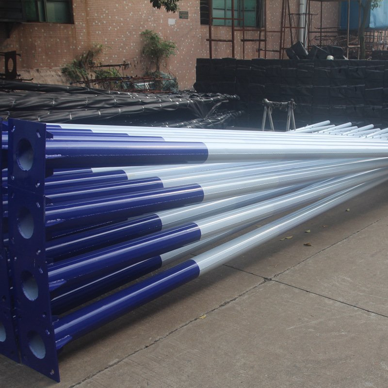 Hepu 5m 6m 8m 10m 12m Steel Pole Single Arm Double Arm