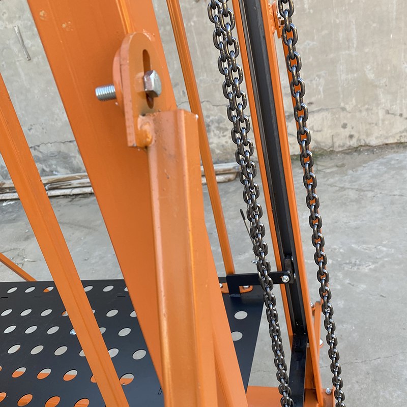 Wireless Remote Control Lift Small Mobile Elevating Platform for 500 Kg Construction Site Electric Scaffolding