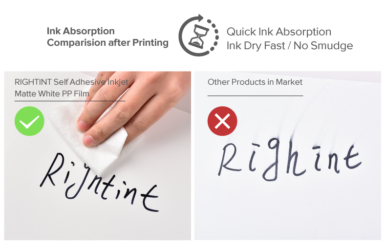 Opaque Rightint Carton Custom Self Adhesive Stickers for Box