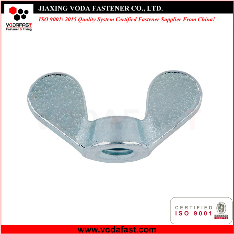 Гайка-бабочка из углеродистой стали с цинковым покрытием