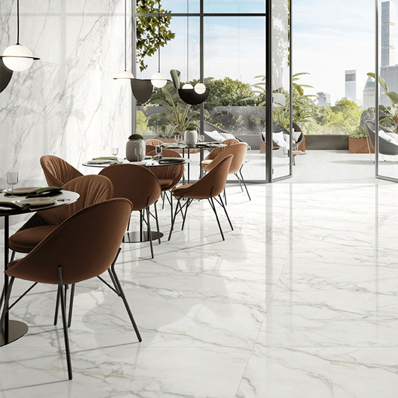 Плитка Synthia White под итальянский мрамор