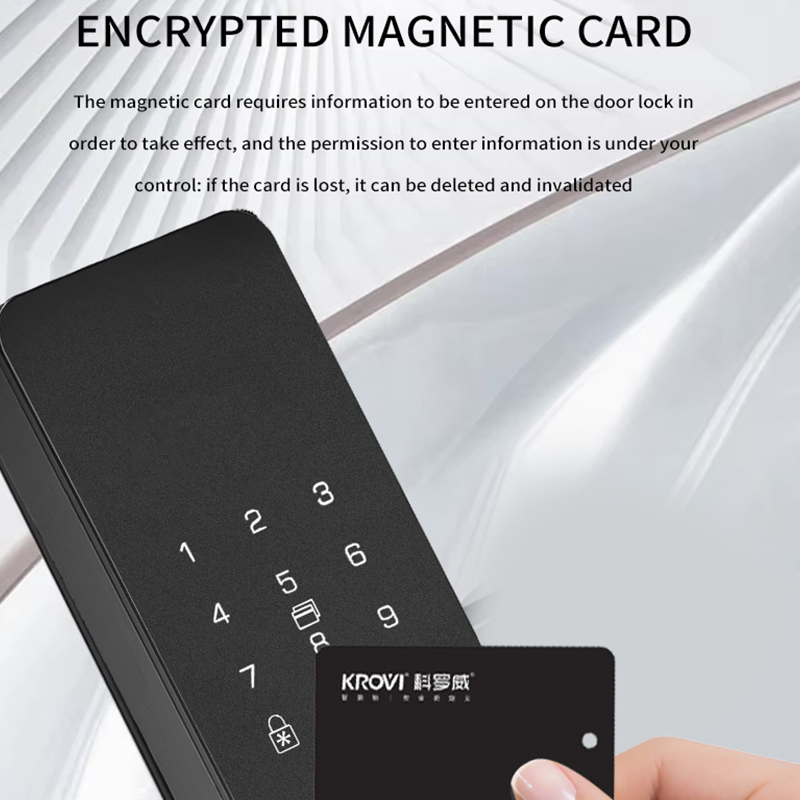 Factory-Direct-Sale Intelligent Lock with Password, Fingerprint and Card Features, Offering Extremely High Value for Money for Door Locks.