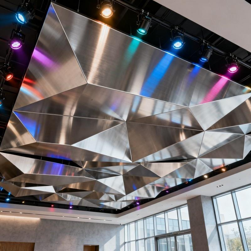 Premium Acoustic Office Ceiling with Perforated Aluminum for Security