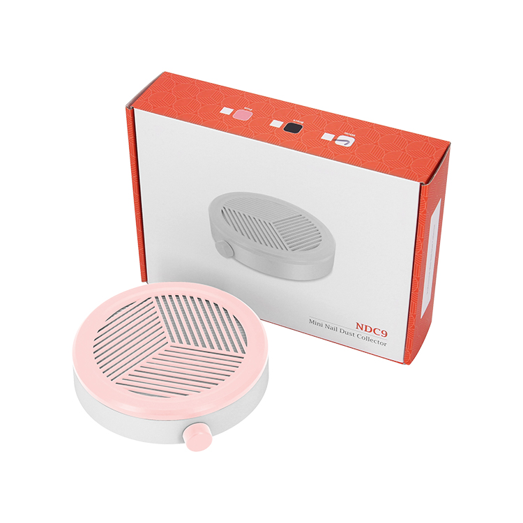 High Power Turbo Suction Fan Nail Dust Extractor Collector with Reusable Filter