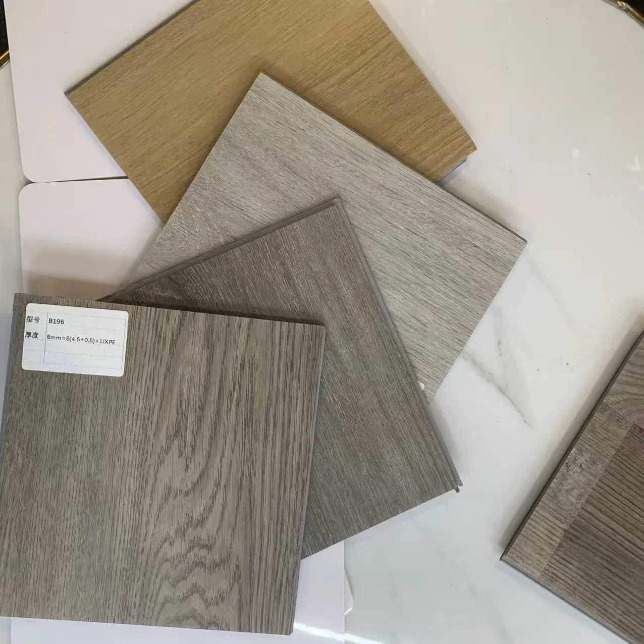 Wooden Color Spc Floor Bedroom