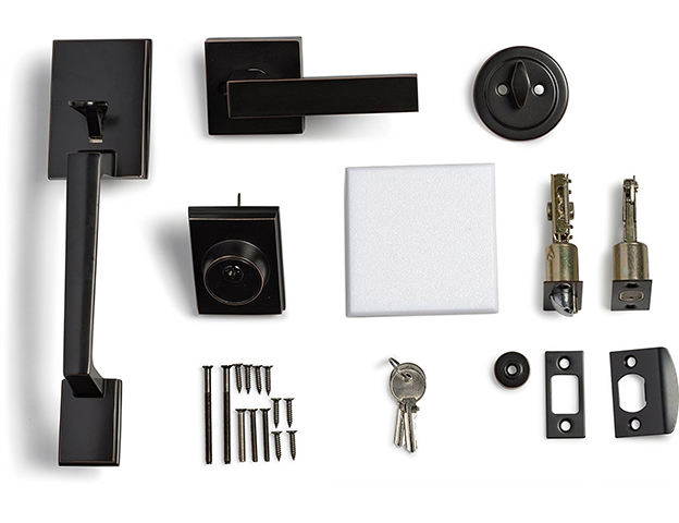 Private Villas Morden Luxury Style Handleset Lock, Zinc Alloy Handle Door Lock