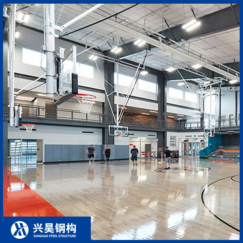 Prefabricated Steel Structure Stadium Prefab Gymnasium Modular Building Indoor Multipurpose Sports Arena