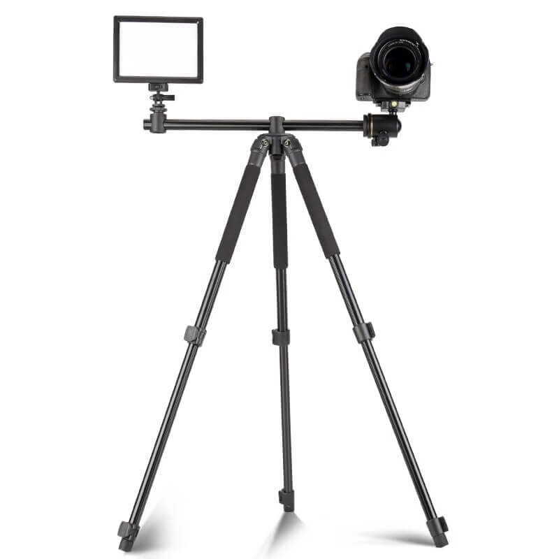 360° Ball Head Selfie Stick Tripod with Rotatable Column for DSLR/Gadget