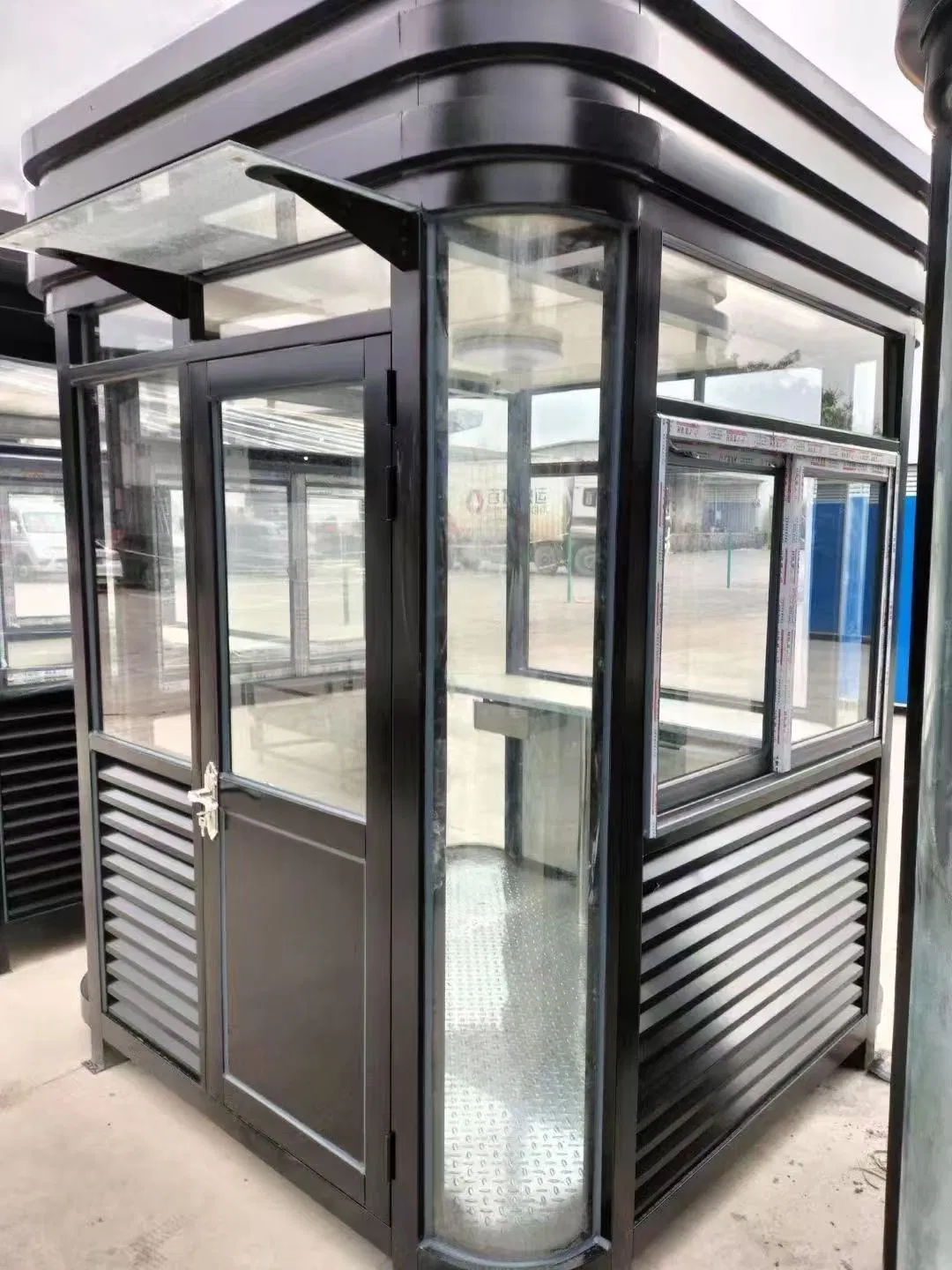 Mobile Prefabricated Security Box Portable Security Booth